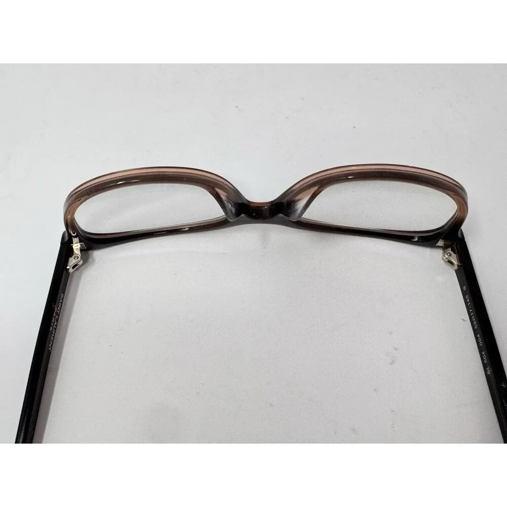 Saint Laurent SL504 004 Eyeglass Frames Only 53-17-145 Brown Fade Italy